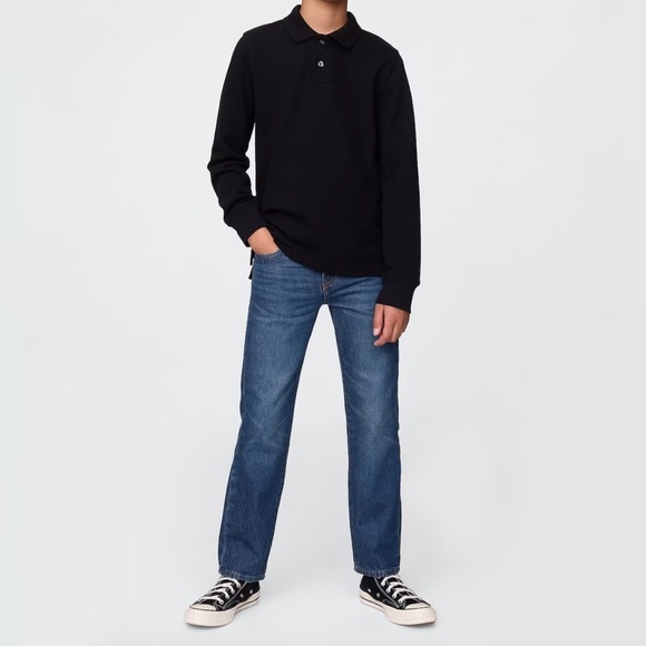 Gap Kids Boys Easy Taper Jeans Adjustable Waist Dark Wash Sz. 14 NWT - Picture 1 of 6